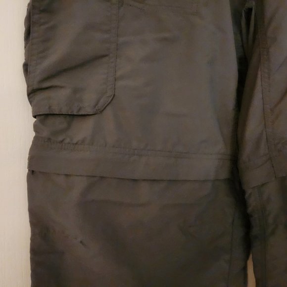 REI Pants Men's LG 34W Lightweight Hiking Zip Off Legs Relaxed Fit Pockets Olive - Picture 6 of 16